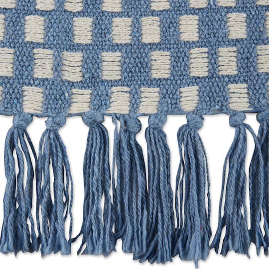 DII® Stonewash Blue Urban Check Throw